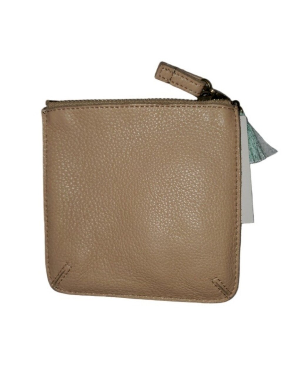 NWT Anthropologie Leather Monogram Pouch Letter A - Picture 2 of 5